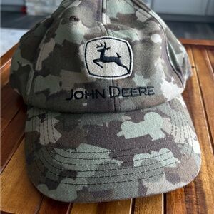 John Deere Green and Brown Camouflage Hat